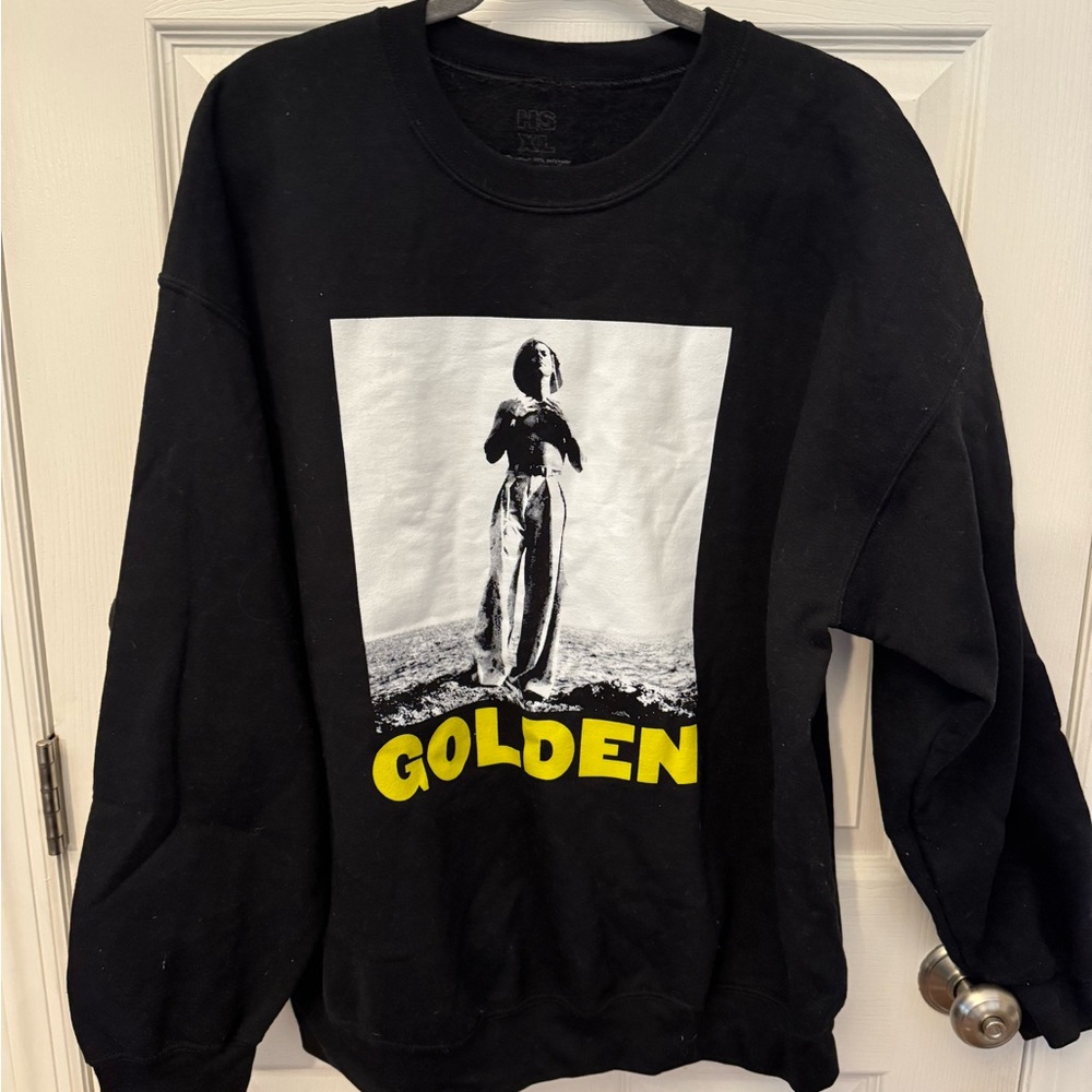 Harry Styles Golden Graphic Pullover Sweatshirt